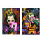 Schilderij Home ESPRIT Zwart Loft 83 x 3 x 123 cm (2 Stuks)