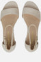 Tamaris Sandalen - Klittenbandsluiting - F-Leest smal - Beige (maat 40)