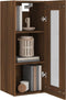 vidaXL - Wandkast - 34,5x34x90 - cm - bruin - eikenkleur