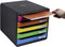 Exacompta BIG-BOX PLUS Iderama - Ladenbox 5 laden A4+ - Harlekijn mat