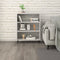 vidaXL - Dressoir - 69,5x32,5x90 - cm - bewerkt - hout - grijs - sonoma - eikenkleurig