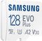 Samsung EVO Plus - microSDXC 128GB - UHS-I tot 160 MB/s - A1 V10 (1 stuk)