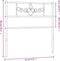 vidaXL - Hoofdbord - 80 - cm - metaal - zwart