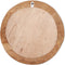 vidaXL - Decoratieve - spiegel - rond - 60 - cm - teakhout