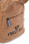 Childhome My First Bag - Kinderrugzak - Superzachte Teddy Stof - Bruin