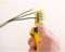 Jokari SECURA 15 - Isolatiestriptang - TiN gecoate messen - Automatische aanpassing - Antislip grip