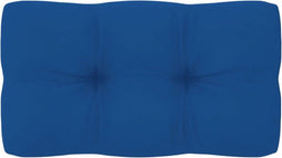 vidaXL - Palletkussen - 70x40x12 - cm - stof - koningsblauw