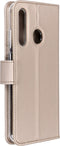 Accezz Hoesje Geschikt voor Huawei P Smart Plus (2019) Hoesje Met Pasjeshouder - Accezz Wallet Softcase Bookcase - goud