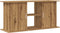 vidaXL - Aquariumstandaard - 121x41x58 - cm - bewerkt - hout - artisanaal - eiken