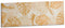 Canvas Blad van een plant Gouden 90 x 30 x 1,5 cm (12 Stuks)
