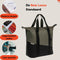 New Looxs Oslo Kota - Enkele Fietstas - 24L met Rits en Haken - 100% Gerecycled Polyester - Zwart-Groen