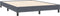 vidaXL - Bedframe - zonder - matras - 140x210 - cm - fluweel - donkergrijs