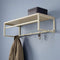 Spinder Design AXEL 4 - Wandkapstok - 5 haken - Kiezelgrijs