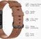 imoshion Siliconen bandje - Geschikt voor Fitbit Charge 4, Charge 3 - Bruin - One Size