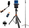 A Sunny Day Telefoonstatief - Tripod - Selfiestick met Bluetooth afstandsbediening - Zwart