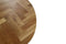 HSM Collection Rond Tafelblad Visgraat Ø100x4cm Naturel Eiken