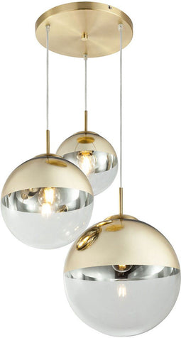 Globo Varus - Hanglamp - Goud - Glas - Ø 51cm - E27 - 15855-3