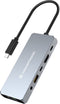 Conceptronic DONN22G - USB 3.2 Gen 2 Type-C Hub - 2500 Mbit/s Ethernet LAN - Grijs