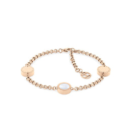 Tommy Hilfiger TJ2780660 Dames Armband - Sieraad - Schakelarmband - 10 mm breed - 21 cm lang