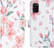 iMoshion Hoesje Geschikt voor Samsung Galaxy A41 Hoesje Met Pasjeshouder - iMoshion Design Softcase Bookcase - Wit / Roze / Blossom Watercolor