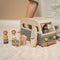 Little Dutch Vintage Busje - Houten Speelset met 4 Poppetjes en Surfplank - FSC-gecertificeerd