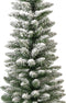 Everlands Pencil Pine Snowy kunstkerstboom - wit/sneeuw - H 210cm