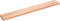 vidaXL - Wandschap - 220x30x(2-6)cm - behandeld - massief - eikenhout - lichtbruin