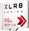 PNY XLR8 - microSDXC 512GB - UHS-I Class 10 A2 V30 100MB/s (90MB/s)