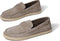 TOMS Stanford Rope - Heren Espadrilles - Suède met pennyband - Taupe - Maat 46