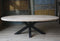 Old Inn - Eettafel Deens Ovaal Eiken met Spinpoot 220x110