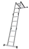 Batavia Aluminium Multifunctionele Ladder 4x3 sporten - Hoogte 165 cm - Werkhoogte 339 cm - Compact