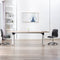 vidaXL - Eetkamerstoelen - 2 - st - stof - donkergrijs