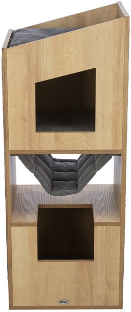 Trixie Citystyle - Cat Tower - 4 ligplekken - Bruin/Grijs - 105 cm
