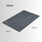 AKSA Home® Deurmat binnen - Droogloopmat voor binnen - 50 x 80 cm - Grijs