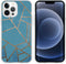 iMoshion Hoesje Geschikt voor iPhone 13 Pro Hoesje Siliconen - iMoshion Design hoesje - Blauw / Meerkleurig / Goud / Blue Graphic
