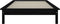 vidaXL - Bedframe - massief - grenenhout - zwart - 90x190 - cm