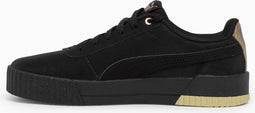 PUMA Carina Raw Metallics - Lage sneakers - SoftFoam+ demping - Zwart-Goud
