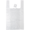 Top Quality - Tas | HDPE | geblokt | 27x 6x48cm | hemddraagtas | wit | 2000 stuks