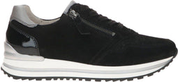 Gabor 66.528 - Lage sneakers - Vetersluiting en rits - Zwart