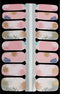 LAUED Nagelstickers - Nail Wraps - 16 Extreem Dunne Nagellak Stickers - Manicure Nail Art Folie - Summer Sun