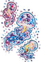 UNIDRAGON Houten Puzzel Voor Volwassenen Dier - Zwervende Kwallen - 700 stukjes - Royal Size 60x60 cm