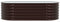 vidaXL - Tuin - Verhoogd - Bed - Bruin - 160x80x44 - cm - Gegalvaniseerd - Staal