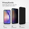 Accezz Gehard Glas Privacy Screenprotector - Samsung Galaxy A54 (5G) en S23 FE - 9H gehard glas - Zwart rand