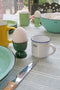 CABANAZ - eierdop, keramiek, EGG CUP, donkergroen