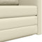 vidaXL - Vloersofa - Bed - 2-in-1 - Crème - 124x71x78 - cm - Kunstleer