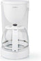 Nedis Koffiezetapparaat - Filter Koffie - 1.25 l - 10 Kopjes - Warmhoudfunctie - Wit