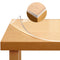 Woltu Tafelbeschermer - PVC Folie - 2 mm - Afgeschuinde Rand - 80x140 cm