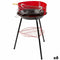 Barbecue Draagbare Aktive Hout Ijzer Ø 38 cm 37 x 61 x 45 cm (6 Stuks) Rood