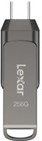 Lexar JumpDrive D400 - USB 3.1 Type-C - 128GB - Grijs