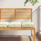 vidaXL - Ligbedkussens - voor - Zitplaats - 2 - stuks - Crème - 40x40x8 - cm - Oxford - Stof